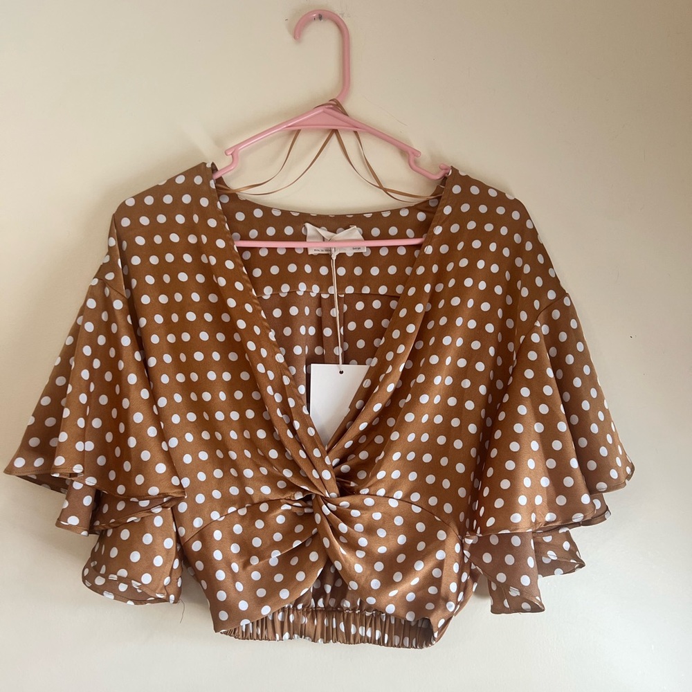 Polkadot crop top